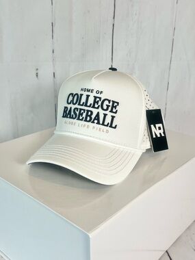 Home of College Baseball Globe Life Field Baseball Park Stadium Hat Cap NWT